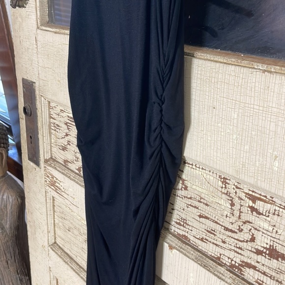 Little Black Dress from Nine Britton. Gathered at the seams. Snug fit. Size S - Picture 5 of 6